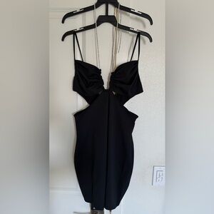 Zara Black Backless Dress